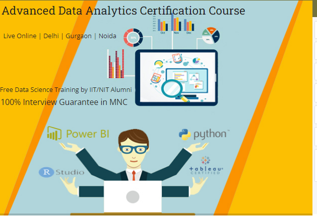 Data Analytics Certification Course in Delhi, 110043. Best Online Data Analyst Training in Pune by IIT Faculty , [ 100% Job in MNC] June Offer’24, Learn Excel, VBA, MySQL, Tableau, Power BI, Python Data Science and Looker, Top Training Center in Delhi NCR – SLA Consultants India,