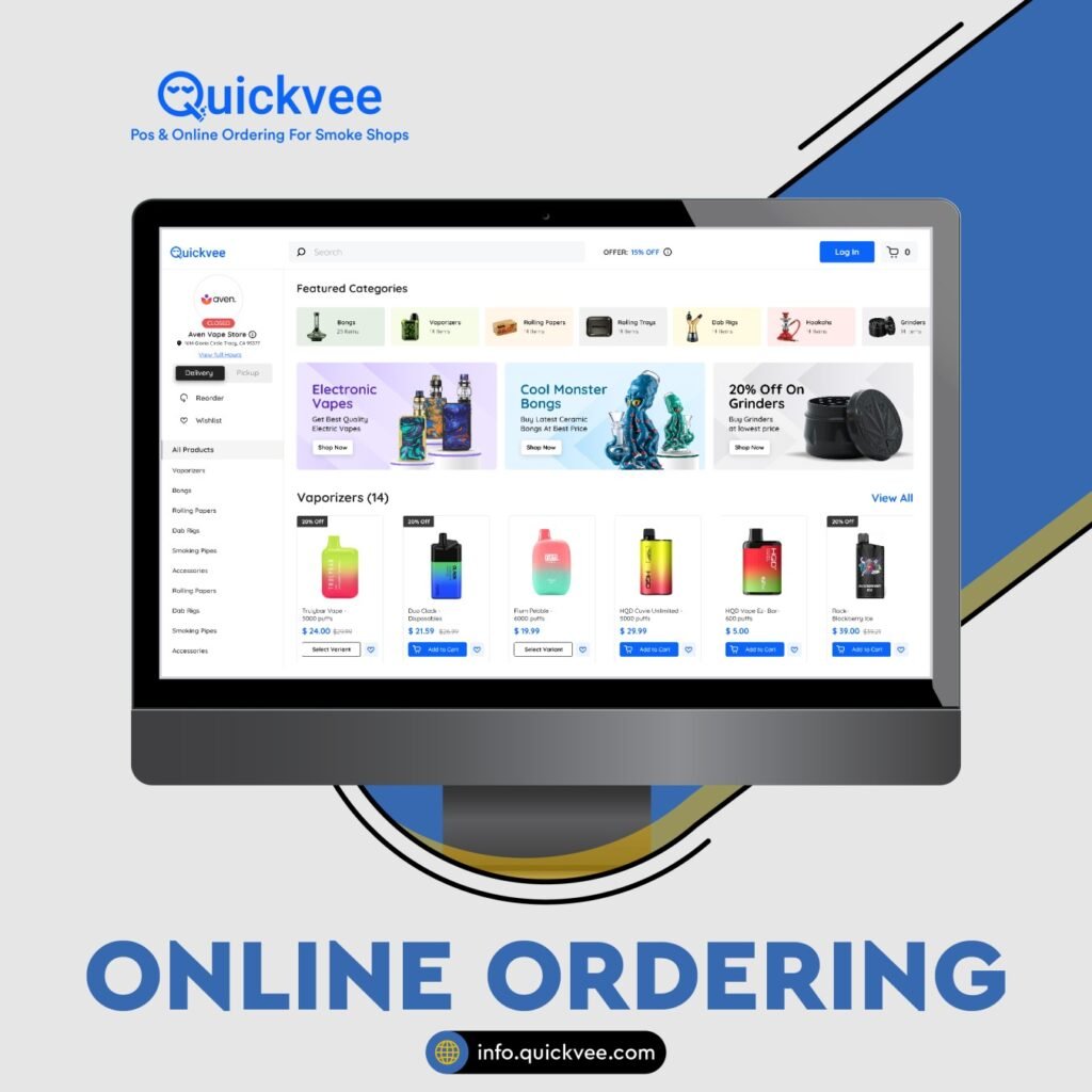 Quickvee – The Best Smoke Shop POS System